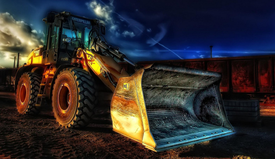 heavy earth moving machinery