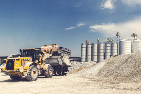 excavator earth moving heavy machinery